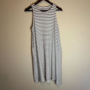 ZARA size small tank top striped sweater dress with pockets
